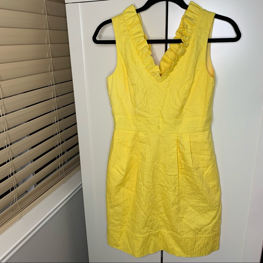 Eliza J. Ruffled Waffle Style Tank Dress